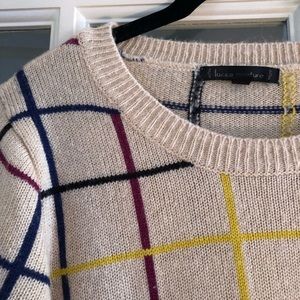 Lucca Couture Stripe Print Sweater